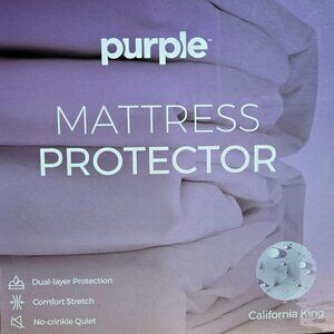 Purple Mattress Protector (New) - California King